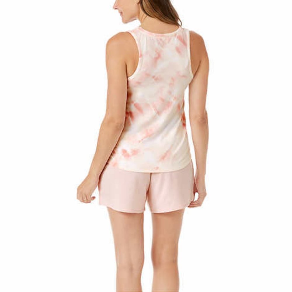 NWT 3 piece Lucky Brand Ladies' Short Sleep Set Pink Size M - Picture 6 of 7